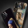Мона Лиза Ван Гог Масляная Живопись Искусство Для iPhone 11 12 13 15 16 14 Pro Max Телефон CaX XR XS 7 8 Plus 2020 Роскошный Чехол Funda