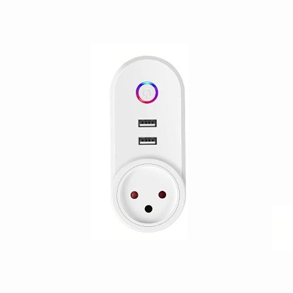 Адаптер питания Smart Power Plug WiFi Электрическая розетка ЕС США Австралия Великобритания GE Гнездо USB Время Дистанционное управление с помощью приложения Smartlife Alexa Google Home