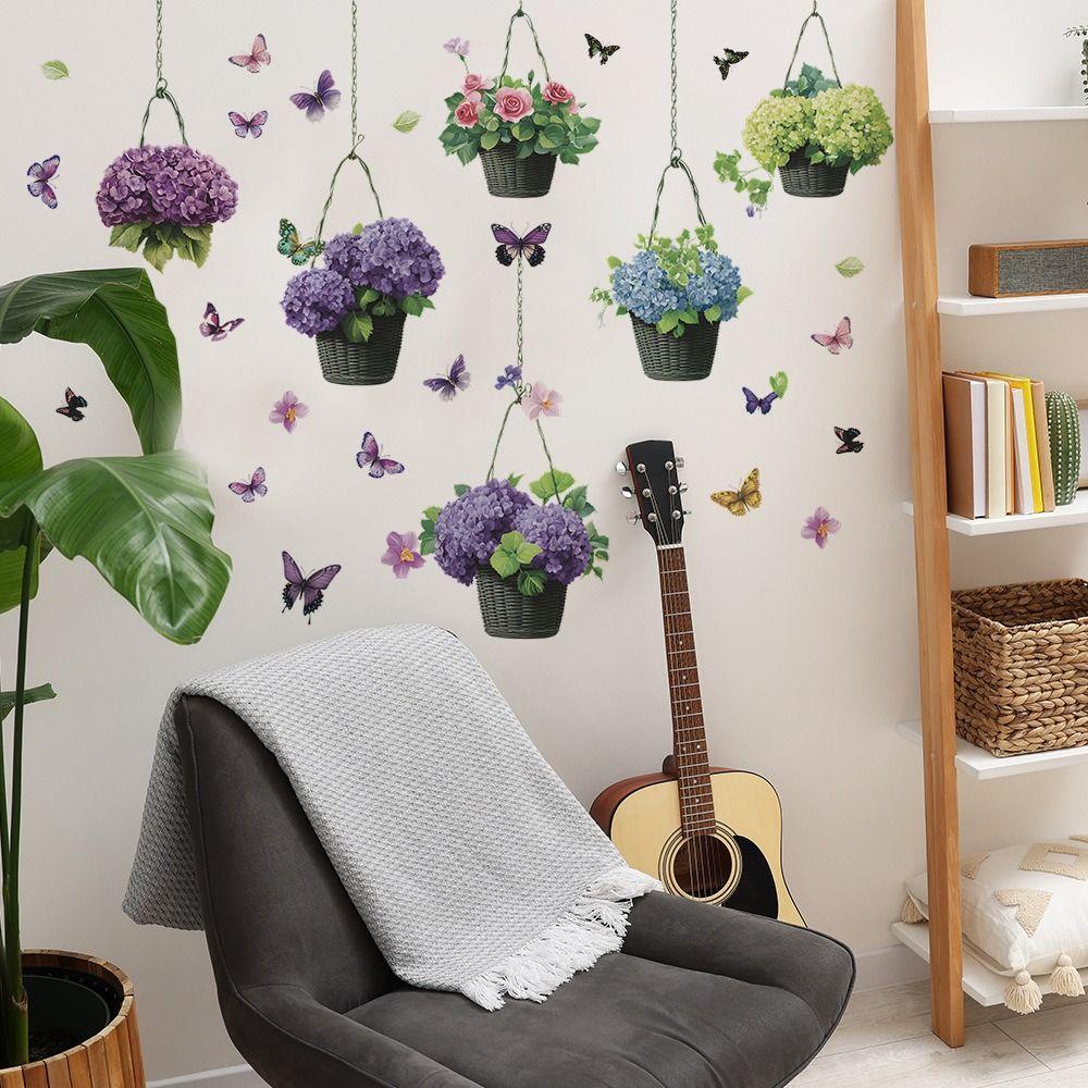Removable Wall Mural DIY Wall Art NEW Potted Plant Decals Home Decor