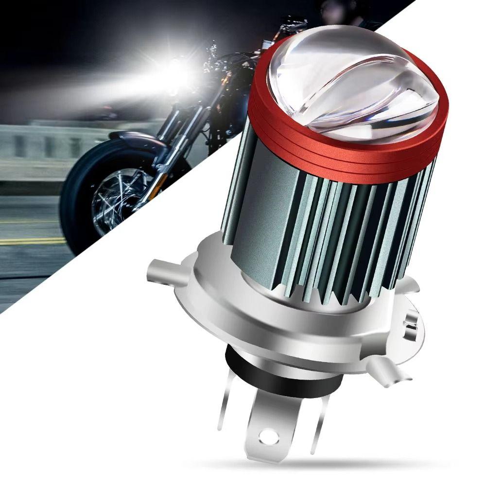 High Low Beam Motorcycle LED Headlight Bulb H4 LED H6 BA2D Motorbike Spotlights Bulb Road Safety