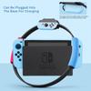 Protective Case Compatible with Nintendo Switch OLED Console and Joy-Cons, Switch Can Be Inserted In Dock with Shell