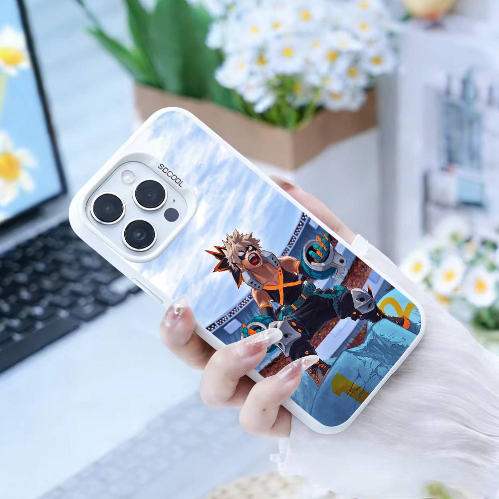 Чехол для телефона Katsuki Bakugo p-Hero Academia Для iPhone 17,16,15,14,13,12,Pro MAX Черный Матовый Ударопрочный Чехол