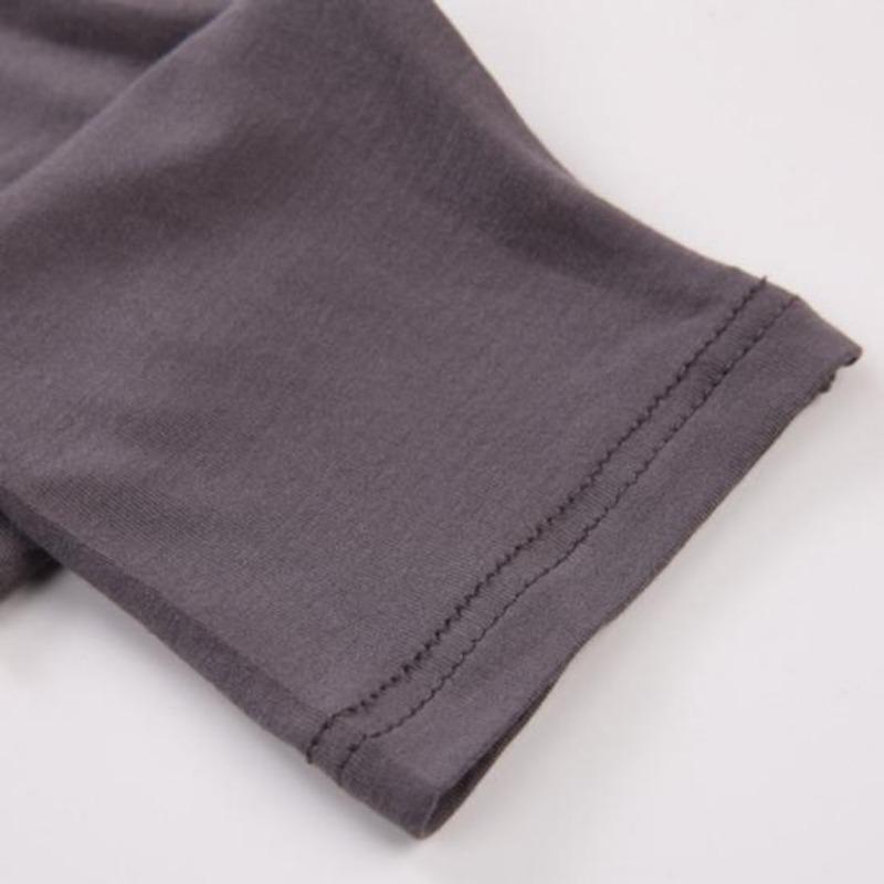 Водолазка с длинным рукавом Футболки женские Топ Осень Зима Однотонные Свободные Модальные Футболки Топ