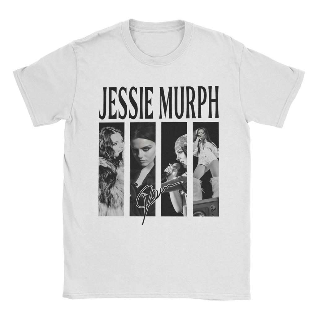 Весна Лето Мужчины Женщины Музыка Певец Jessie Murph Bootleg Футболка Короткий Рукав Хлопок Новое Поступление Футболки Топ Одежда