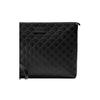 Gucci Monogram Logo Embossed Leather Clutch Men clutch Black 473881-DMT1N-1000