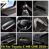 Панель стойки А Рамка рулевого колеса Рукоятка рычага переключения передач Накладка на кнопку стеклоподъемника Для Toyota C-HR CHR 2016 - Аксессуары Интерьер