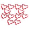 12 шт. Скрепки для бумаги в форме сердца, закладка для маркировки, зажим для организации документов, канцелярские принадлежности