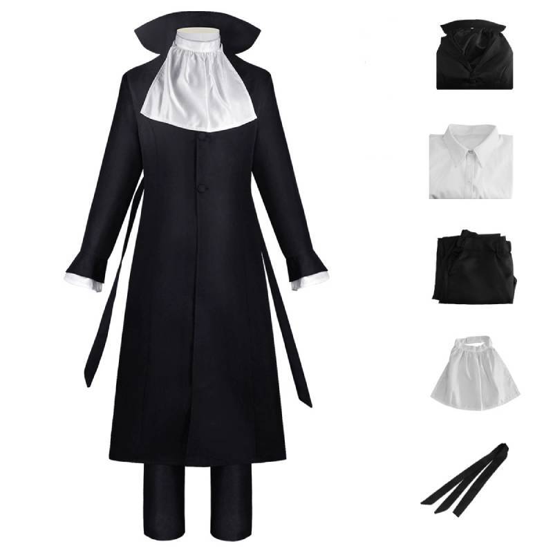 Косплей-костюм «Bungo Stray Dogs» с аксессуарами для аниме-конвенций