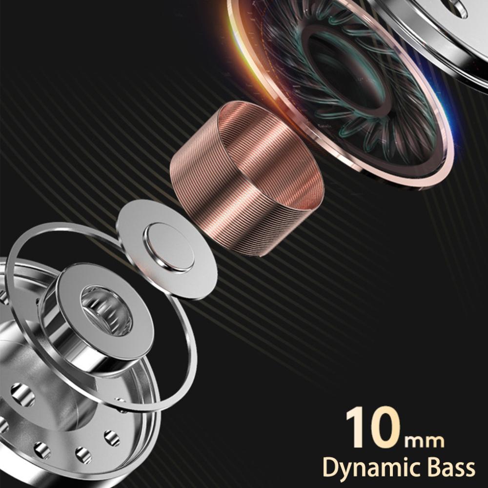 K1 Wired Headphones Hybrid HiFi Earphone Stereo Music Deep Bass Noise Canceling Earphone Black Type-c interface