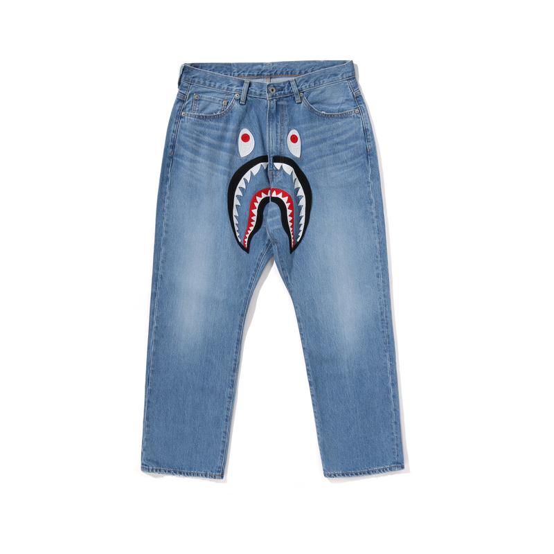 A Bathing Ape Свободные брюки с акулой 0ZXJNM006501P