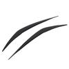 2 Pcs Headlight Eyebrow Glossy Black Trim Left Right Eyelid Trim for 1 Series F20 F21 Facelift