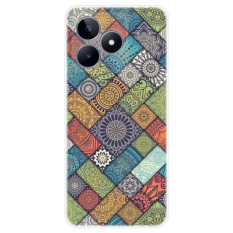 Мягкий силиконовый чехол для Realme C51, окрашенная ТПУ задняя крышка, чехол Realme C51