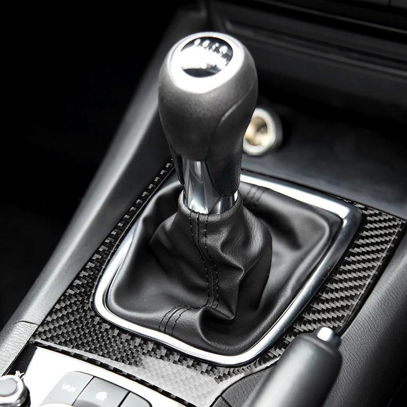 Для Mazda 3 Axela 2017-2018 настоящее углеродное волокно, наклейка для переключения передач, отделка, аксессуары для салона автомобиля, салон автомобиля