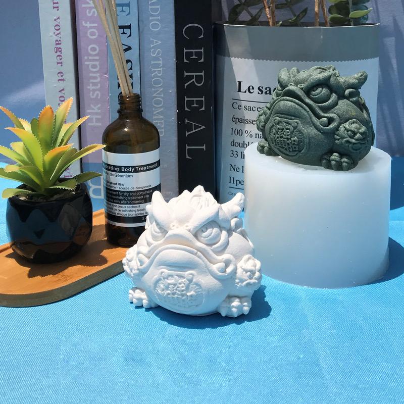 Золотая жаба силиконовая форма цементная форма украшение в виде животного счастливая жаба гипсовая форма чайный сервиз украшение бетонная форма для поделок