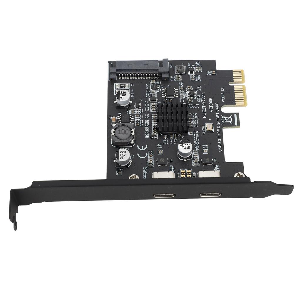 USB 3.2 PCI Express Expansion Card GEN2 Dual Type C High Speed 10Gbps PCI Express Expansion Card