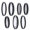 Camera Lens Filter Kit UV CPL ND8 Soft White Graduated Grey 10X Macro 6 Points Star Filter Set for