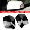Для Ford Focus MK2 2005-2008 Замена Крышка Бокового Зеркала Заднего Вида Автомобиля Колпак Крыла Наружная Дверь Корпус Зеркала Заднего Вида Отделка Глянцевый Черный