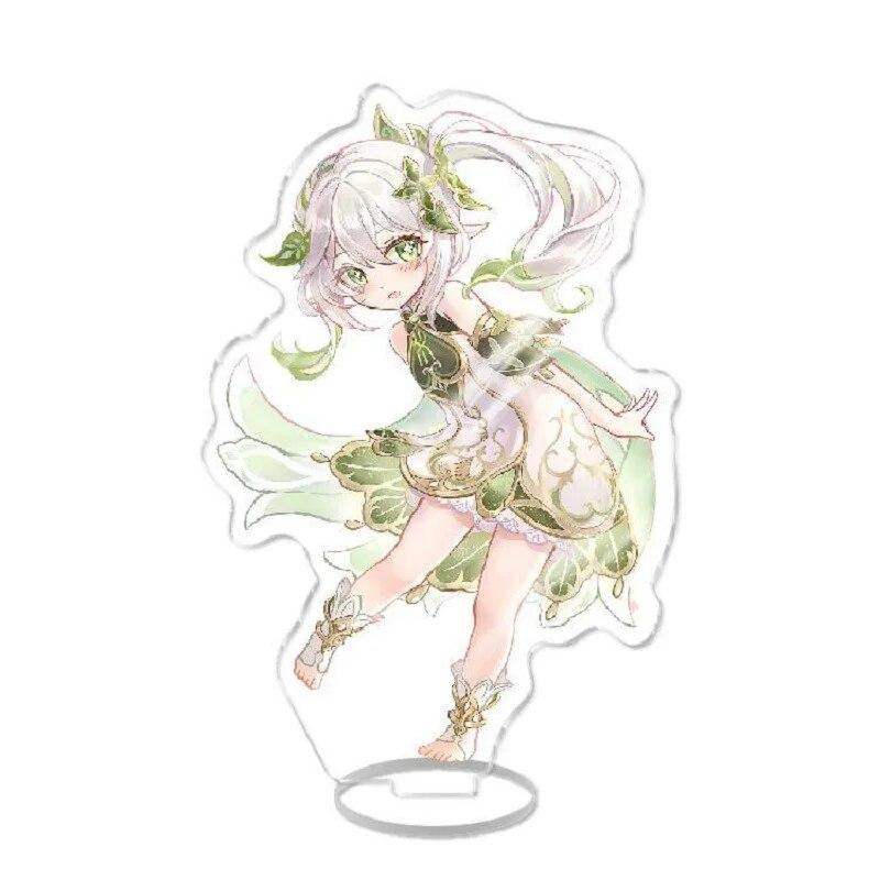 Аниме Genshin Impact фигурки NAHIDA травяной бог Насита прозрачный акриловый бренд GENSHIN вокруг новой живописи подарки