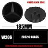 3D 185MM 205MM Front Grille Star Logo Emblem Badge Auto Accessories For Mercedes-Benz C/B/E Class W206 W253 W213 GLC GLE V Class SN9