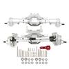 Front Rear Axle Upgrade Parts Fit for SCX10 II 90046 90047 1 10 Axial RC Car ModelSilver
