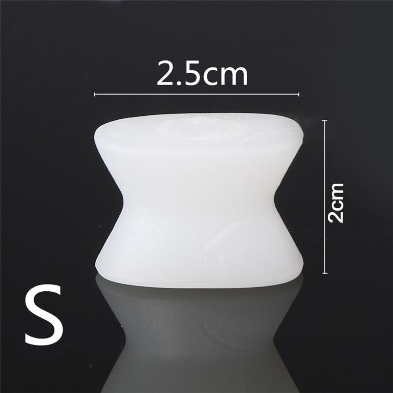 1 Pair Silicone Gel Toe Separator Adjuster Hallux Valgus Pedicure Corrector Feet Care Bunion Bone Thumb Valgus Protector