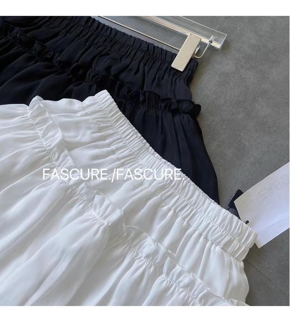 Сладкая пышная юбка для девочек с защитными шортами - Дизайн "торт с оборками" для весны и лета