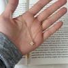 Изящное счастливое листовое ожерелье для женщин, 925 пробы серебра, модное, с покрытием 14 карат золотом, милый кулон с белыми цветами из кубического циркония, чокеры