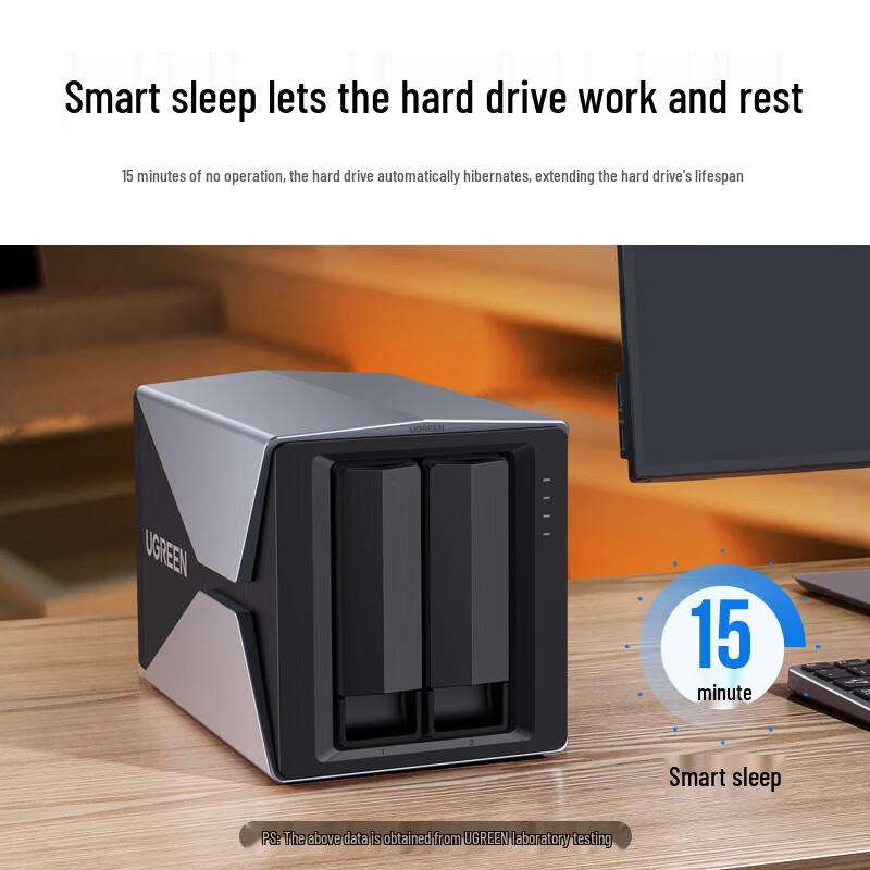 Ugreen Сетевое хранилище NAS с 4 отсеками и ИИ CD320