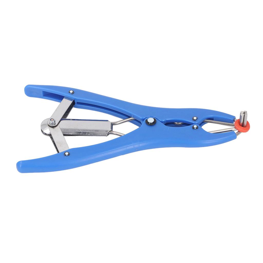 Кастрационный бандажёр из нержавеющей стали без крови с 100 шт. колец для кастрации, набор для бандажирования телят для коз