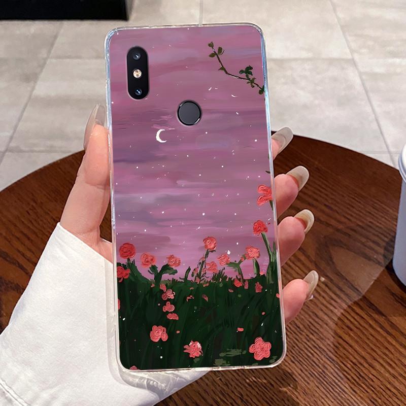 Гелевый чехол для Xiaomi Mi Mix 2s Fundas Защитный Coque Прозрачный Силиконовый Мягкий ТПУ Задняя крышка Милый Кролик Кошка Динозавр Чехол для телефона