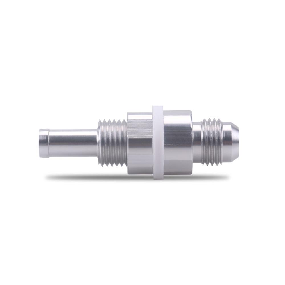 8AN Male Flare Bulkhead To 3/8 Hose Barb Fuel Tank Fitting