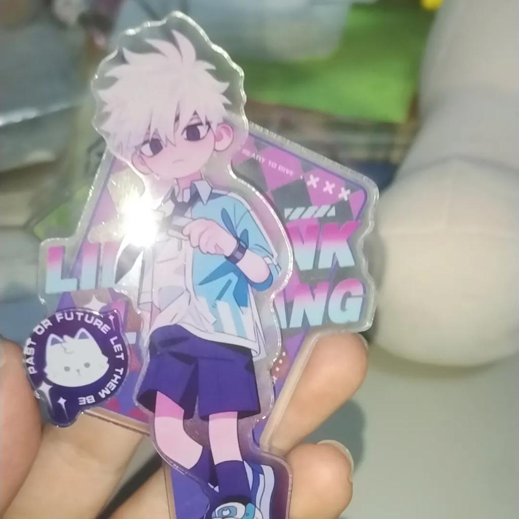 Anime Link Click Acrylic Stand Action Figure Toy Charles Lucas Collectible Figures Desktop Home Decoration