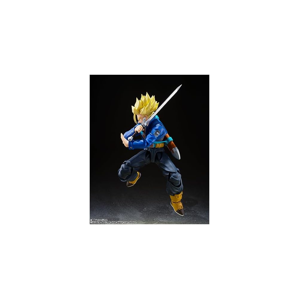 НАРОДЫ ТАМАШИИ SH. Figuarts Dragon Ball Z Супер Сайян Тракс Будущее Мальчик 140 мм ПВХ АБС Фигурка