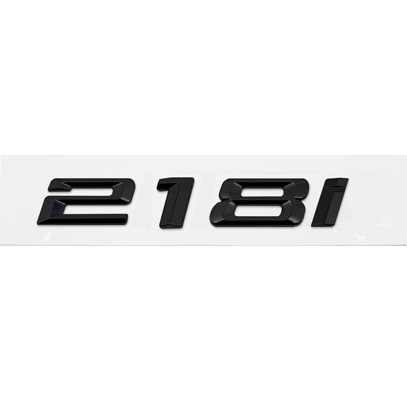 ABS Car Rear Trunk Letters Logo Badge Emblem Sticker For BMW 2 Series 216i 218i 220i 225i 228i 230i 235i 240i F22 F23 F46 F45