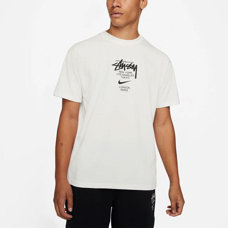 Nike Белые мужские футболки X Stussy International Tee Summit DD3342-121
