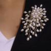 Elegant Pearl Flower Brooch Pin Badge For Women Girls  Clothes Decoration Jewelry Gifts