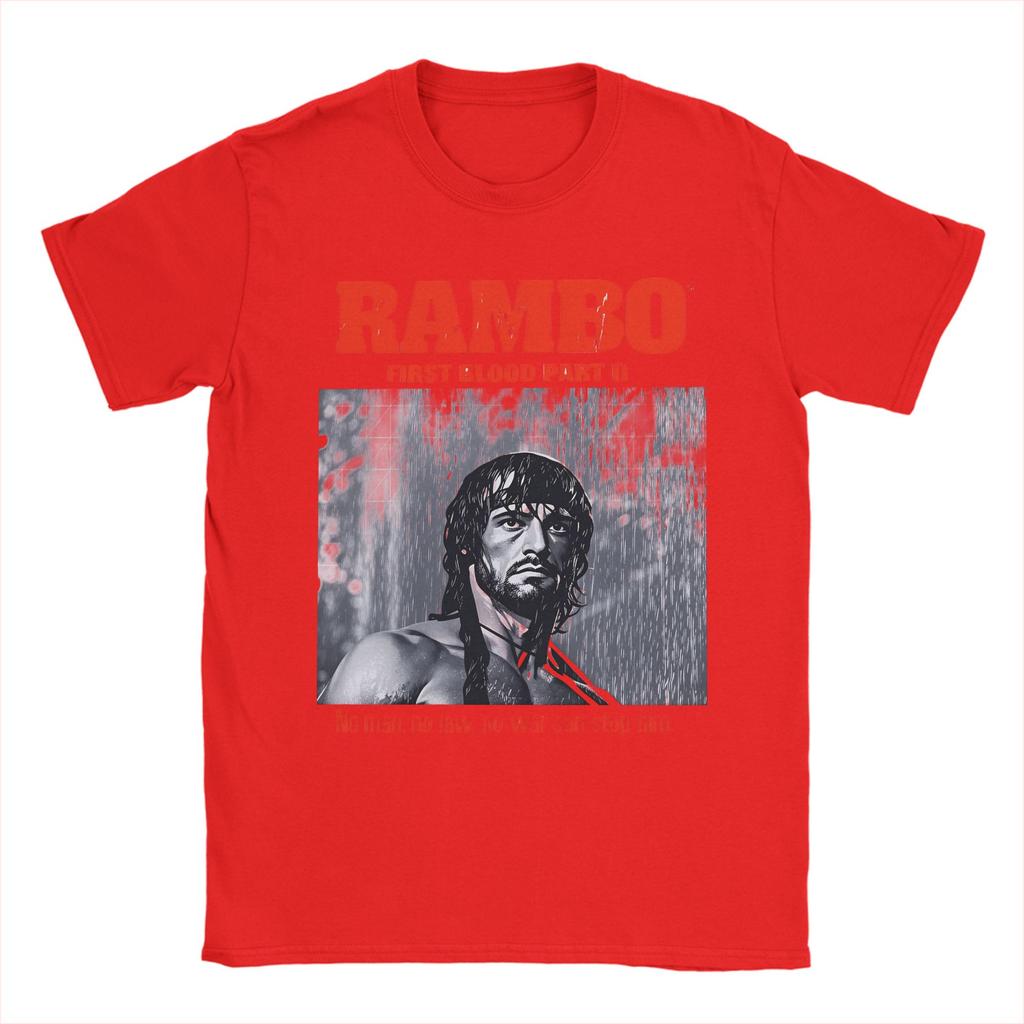 Rambo First Blood John In Ravine I Didnt Do Anything Cotton TShirt For Mens Leisure Tee Shirt Oversize Casual Clothing