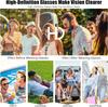 20 Pack Retro 90s Y2K Rectangular Sunglasses for Women - Small Frame Black Party Shades with UV Protection Bulk Set for Outdoor Casual Wear