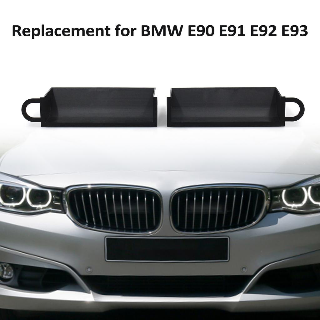 Дефлекторы, 2 шт. Динамические системы охлаждения Замена для E90 E91 E92 E93 (черный)