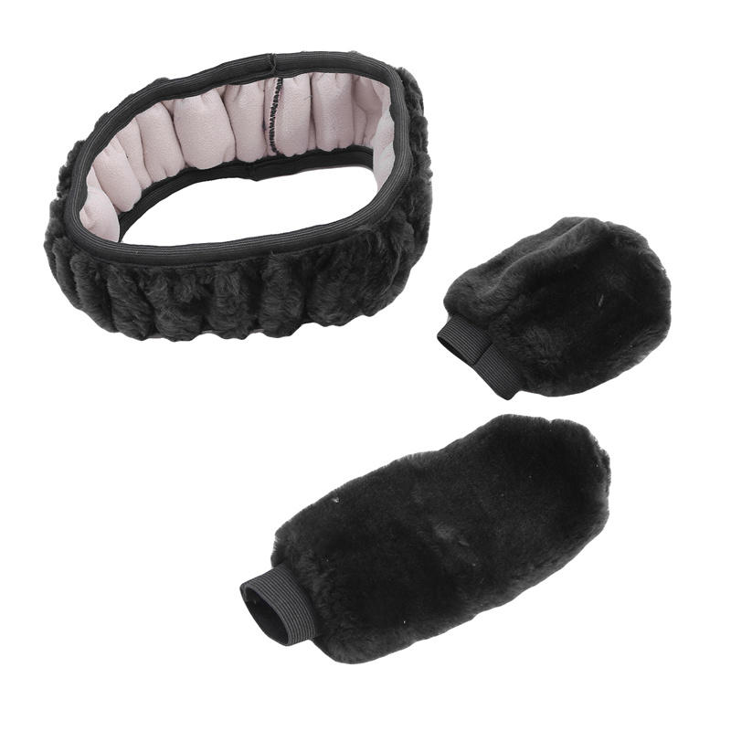 Мягкий шерстяной руль для ручного тормоза автомобиля, зимний теплый чехол для салона автомобиля, аксессуары для украшения автомобиля, легкий доступ