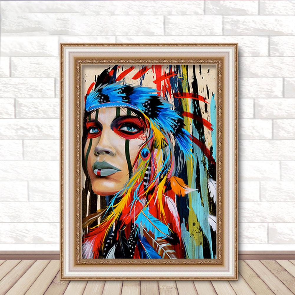 30x40cm DIY 5D Full Drill Cross-stitch Embroidery Rhinestone Home Decoration