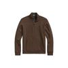 Polo Ss23 Quarter Zip Pullover Sweatshirt Men Sweatshirt Brown MNPOKNI16822597-200