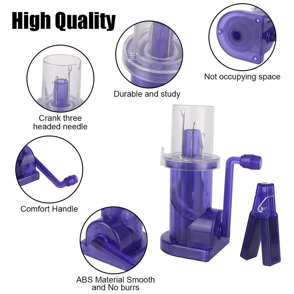 DIY Sweaters and Scarves Loom Spool Knitter Portable Hand-Knitted Craft Bracelet Weave Tool Embellish Hand Knit Creative Knitting Machine