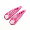 100Pcs Metal Snap Hair Clips with Pads for Resin Parts Bow Making  Hairpins Kids DIY Headpiece