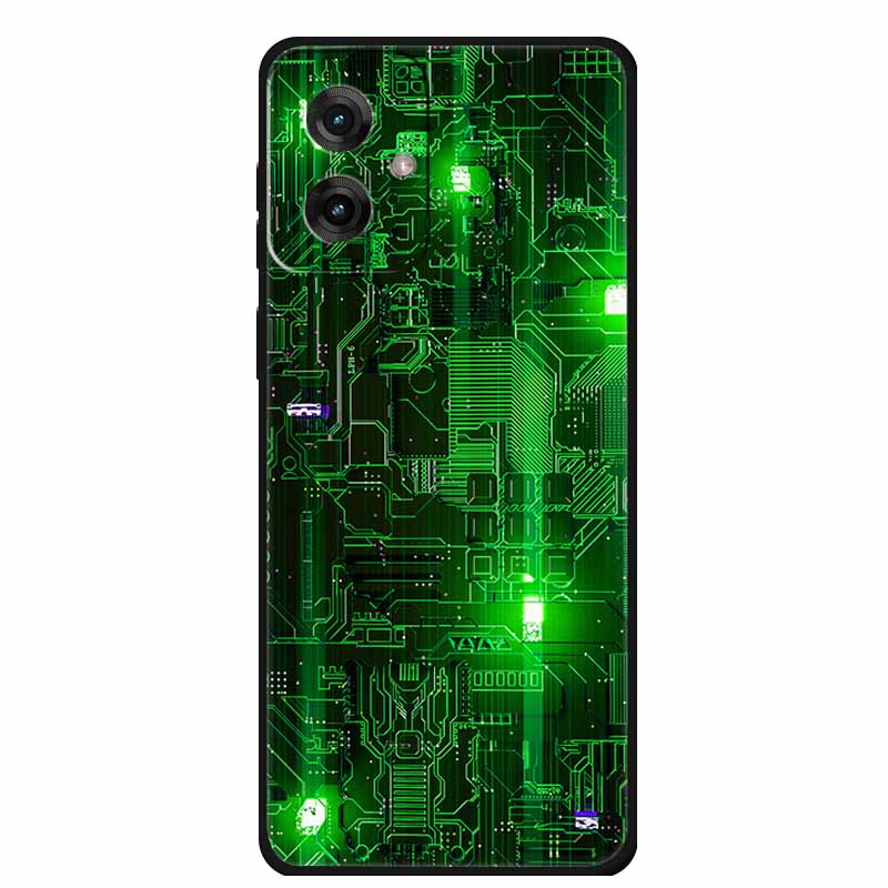Для Motorola Moto G55 5G Чехол Роскошный ТПУ Мягкий Силикон Задняя Крышка Чехлы для Телефона для MotoG55 Защитный Ударопрочный Цветные Fundas