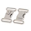 2pcs Stainless Steel Side Release Buckle for Paracord Bracelet Dog Collar Bag Clasp
