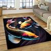 Натурализовать кои карп Инь Ян рыба мультфильм ковер ковер для дома гостиная спальня диван коврик декор, детский коврик нескользящий коврик