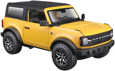 Maisto Масштаб 1/24 2021 Ford Bronco Badlands Желтый Готовое изделие