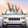 Car Windshield Sun Shade Protective Cover UV Resistant Simple Installation Universal Foldable Windshield Cover Sun Shade