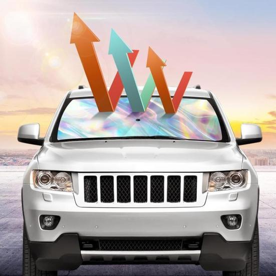 Car Windshield Sun Shade Protective Cover UV Resistant Simple Installation Universal Foldable Windshield Cover Sun Shade
